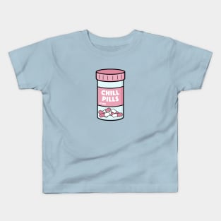 Funny Chill Pills Illustration Kids T-Shirt